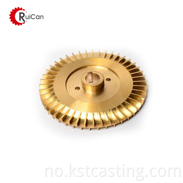 high quality cast water pump brass impeller